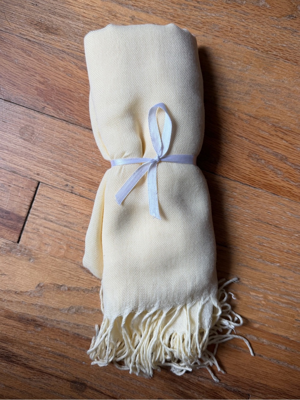 Butter Yellow Pashmina Scarf